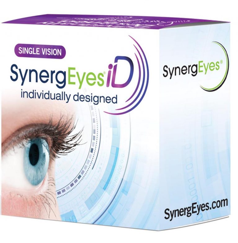 SynergEyesID logo and box